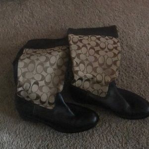 Coach riding boots